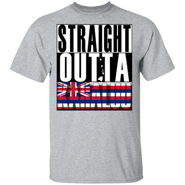 Straight Outta Kahaluu Hawai'i Ultra Cotton T-Shirt, T-Shirts, Hawaii Nei All Day