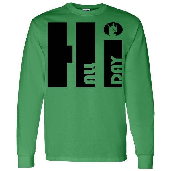 Hi ALL DAY King Kamehameha LS T-Shirt 5.3 oz., T-Shirts, Hawaii Nei All Day