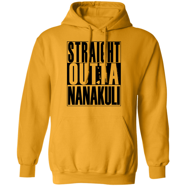 Straight Outta Nanakuli (black ink) Pullover Hoodie