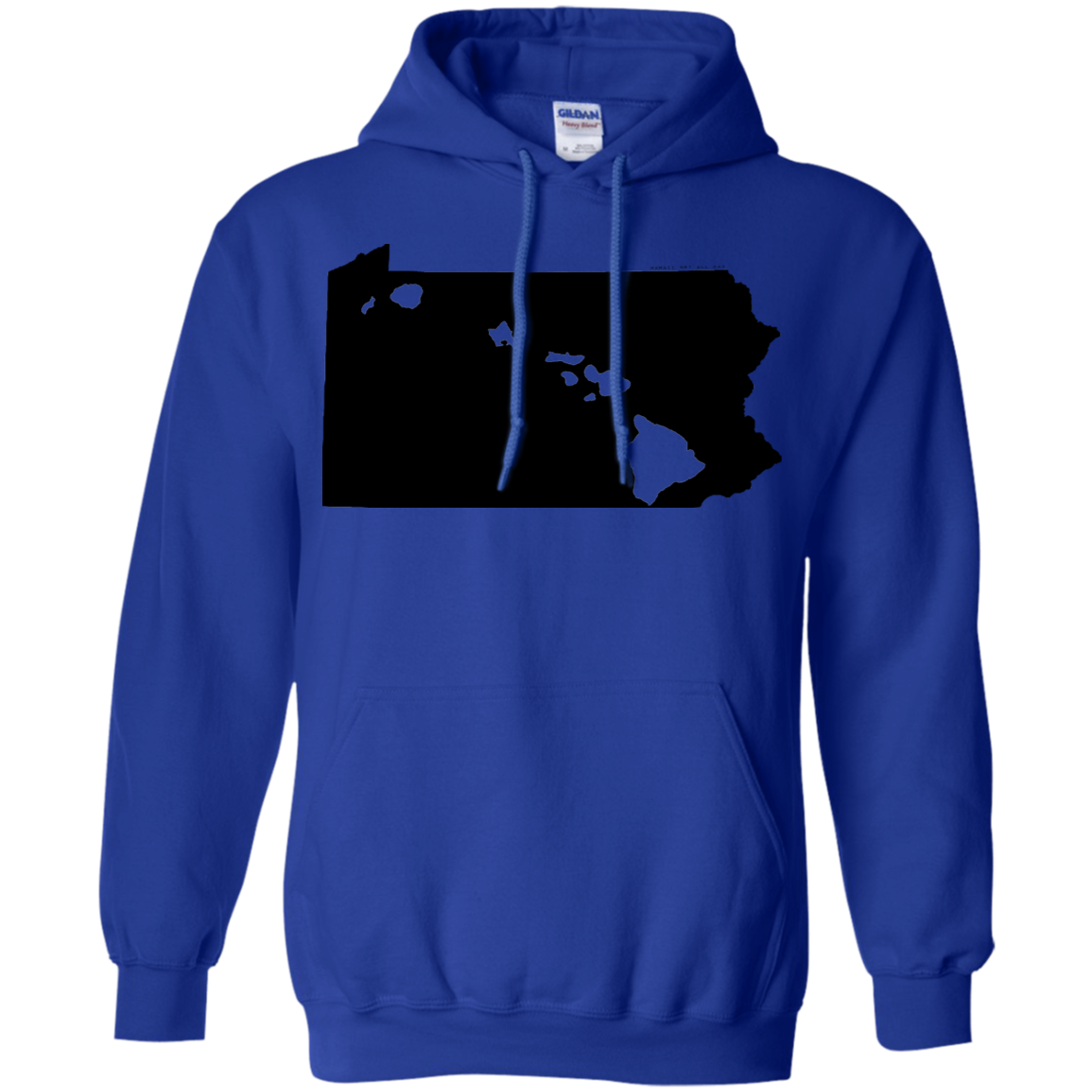 Living in Pennsylvania with Hawaii Roots Pullover Hoodie 8 oz., Sweatshirts, Hawaii Nei All Day