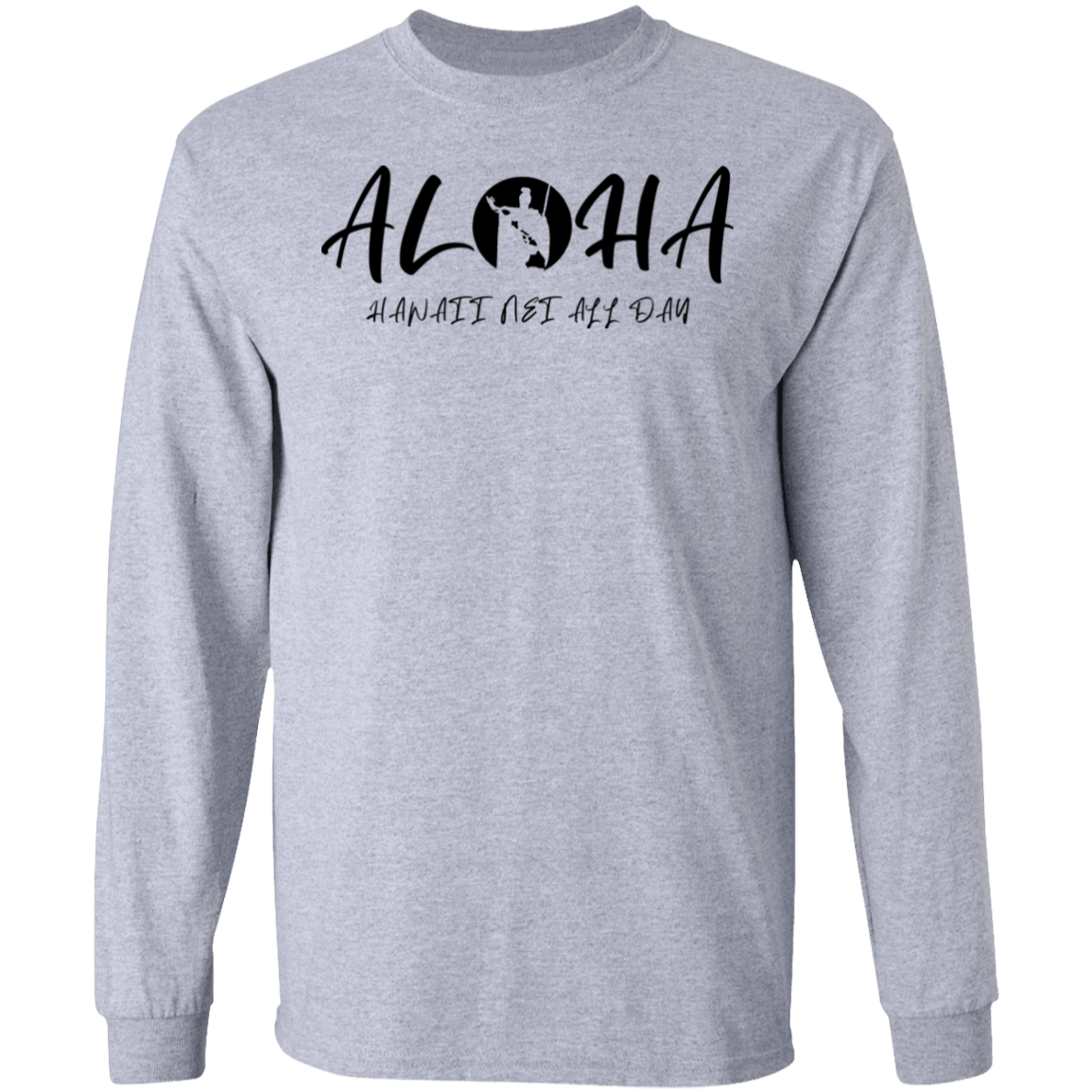 Aloha - Hawaii Nei All Day(RS BLK) LS T-Shirt
