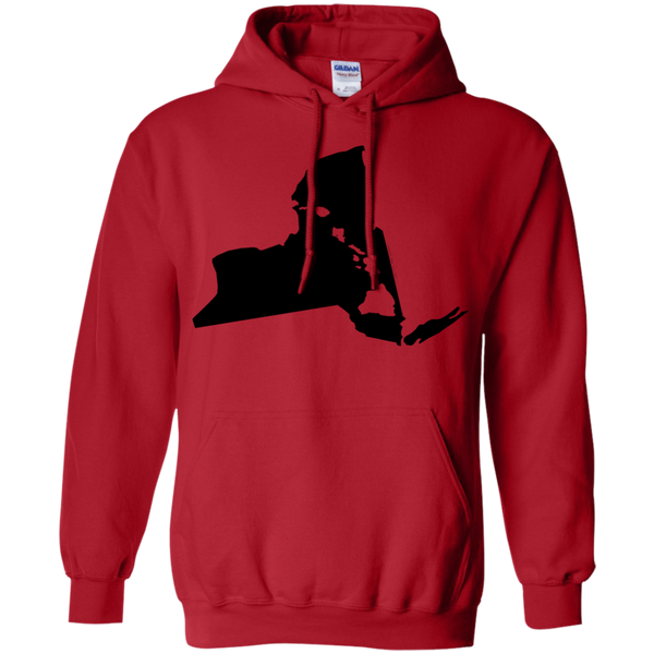 Living In New York With Hawaii Roots Pullover Hoodie 8 oz., Sweatshirts, Hawaii Nei All Day