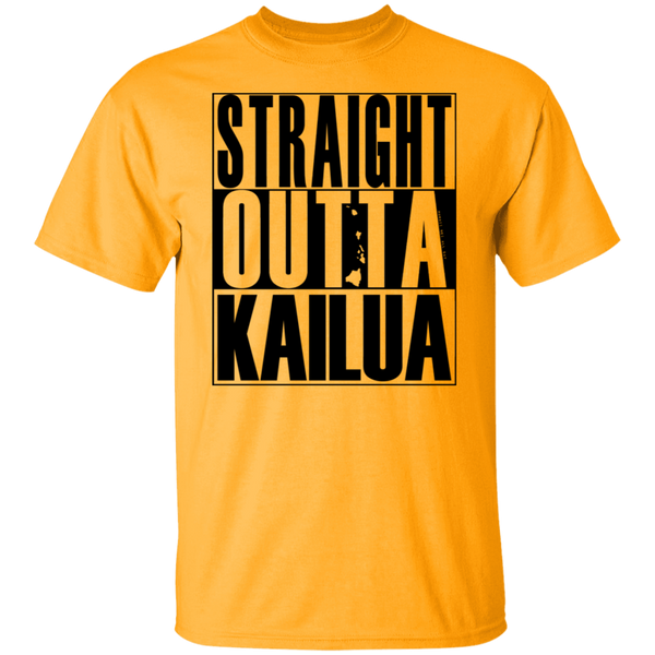 Straight Outta Kailua (black ink) T-Shirt
