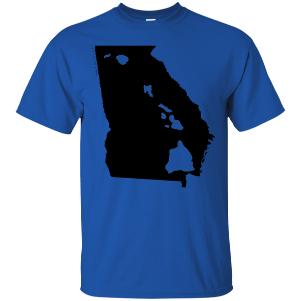 Living in Georgia with Hawaii Roots Ultra Cotton T-Shirt, T-Shirts, Hawaii Nei All Day