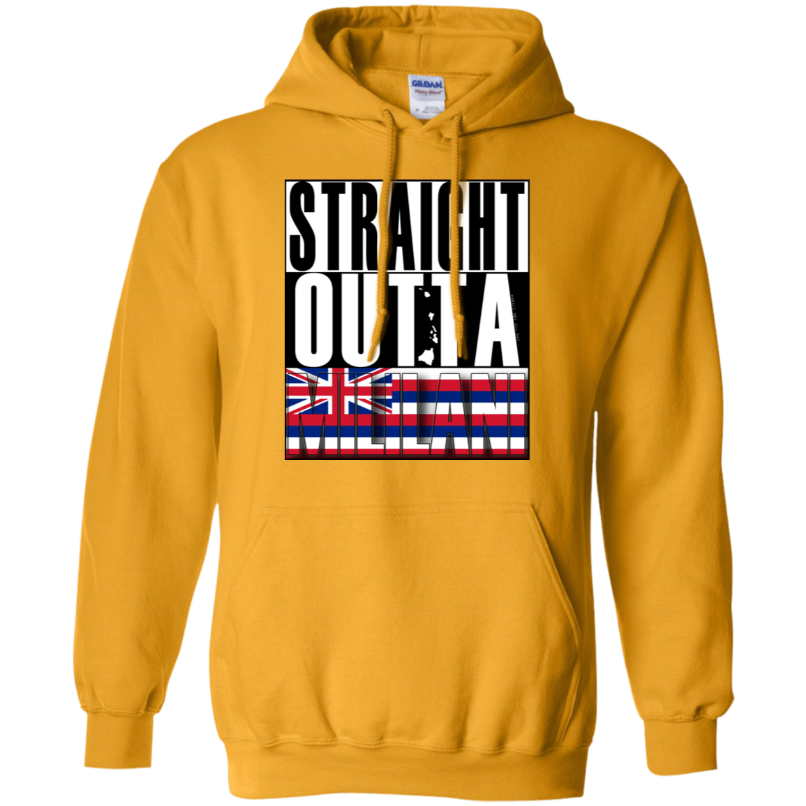 Straight Outta Mililani Hawai'i Pullover Hoodie, Sweatshirts, Hawaii Nei All Day