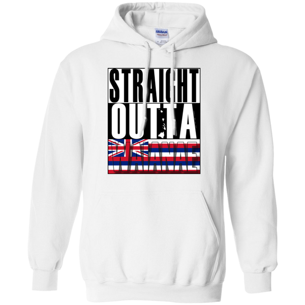 Straight Outta Waianae Hawai'i Pullover Hoodie, Sweatshirts, Hawaii Nei All Day