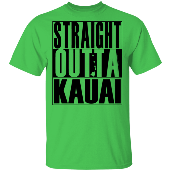 Straight Outta Kauai(black ink) T-Shirt