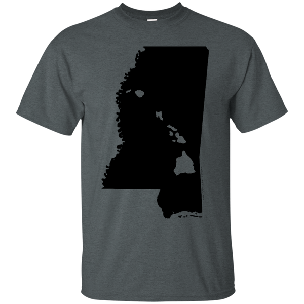 Living in Mississippi with Hawaii Roots Ultra Cotton T-Shirt, T-Shirts, Hawaii Nei All Day