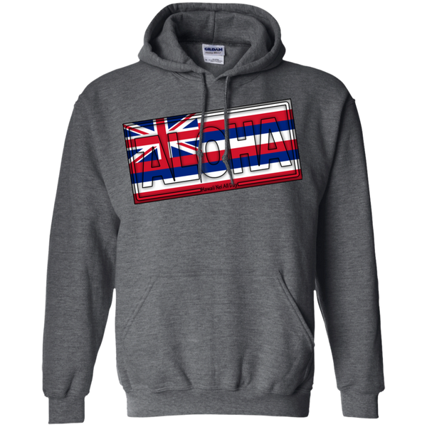 Aloha Hawai'i Flag Pullover Hoodie, Sweatshirts, Hawaii Nei All Day