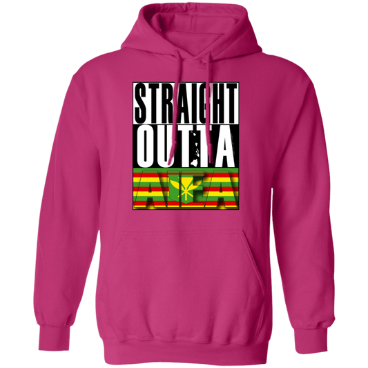 Straight Outta Aiea (Kanaka Maoli) Pullover Hoodie, Sweatshirts, Hawaii Nei All Day