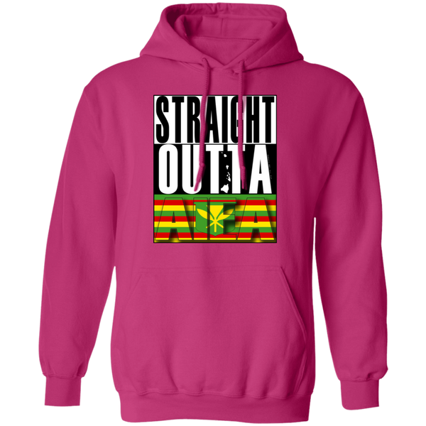 Straight Outta Aiea (Kanaka Maoli) Pullover Hoodie, Sweatshirts, Hawaii Nei All Day