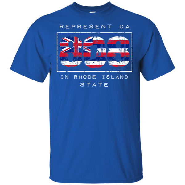 Rep Da 808 In Rhode Island State Ultra Cotton T-Shirt, T-Shirts, Hawaii Nei All Day