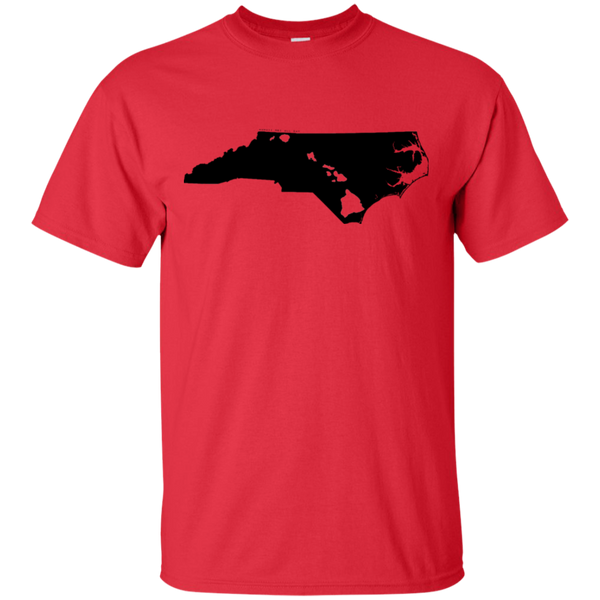 Living in North Carolina with Hawaii Roots Ultra Cotton T-Shirt, T-Shirts, Hawaii Nei All Day