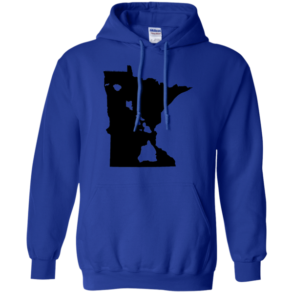 Living in Minnesota with Hawaii Roots Pullover Hoodie 8 oz., Sweatshirts, Hawaii Nei All Day