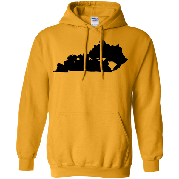 Living in Kentucky with Hawaii Roots Pullover Hoodie 8 oz., Sweatshirts, Hawaii Nei All Day