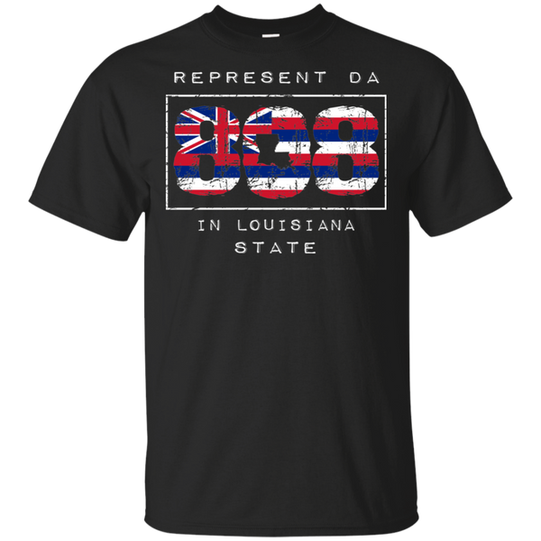 Rep Da 808 In Louisiana State Ultra Cotton T-Shirt, T-Shirts, Hawaii Nei All Day