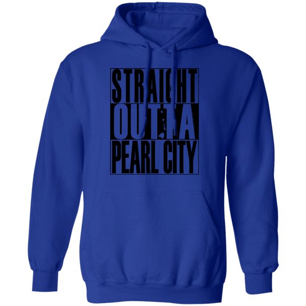 Straight Outta Pearl City (black ink) Pullover Hoodie