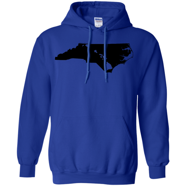 Living in North Carolina with Hawaii Roots Pullover Hoodie 8 oz., Sweatshirts, Hawaii Nei All Day