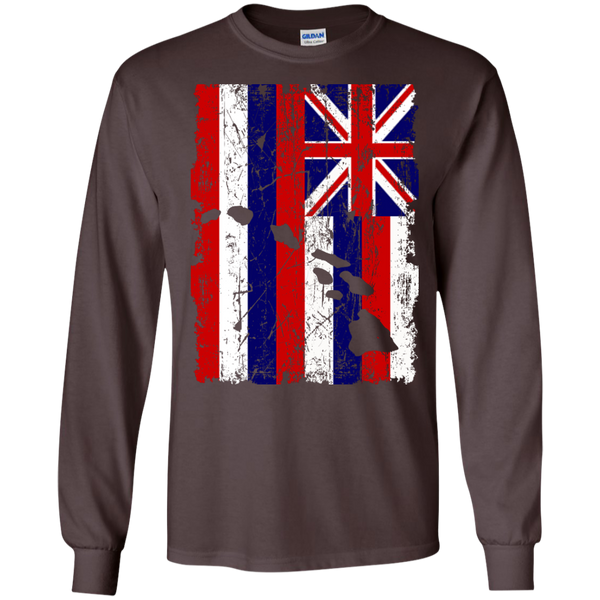 Hawaii - The Aloha State LS Ultra Cotton Tshirt - Hawaii Nei All Day