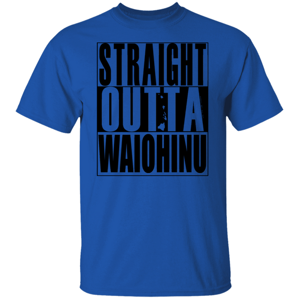 Straight Outta Waiohinu (black ink) T-Shirt