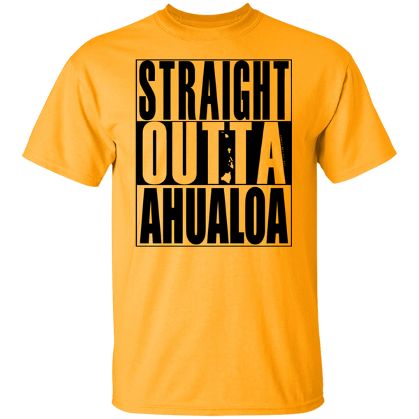 Straight Outta Ahualoa(black ink) T-Shirt