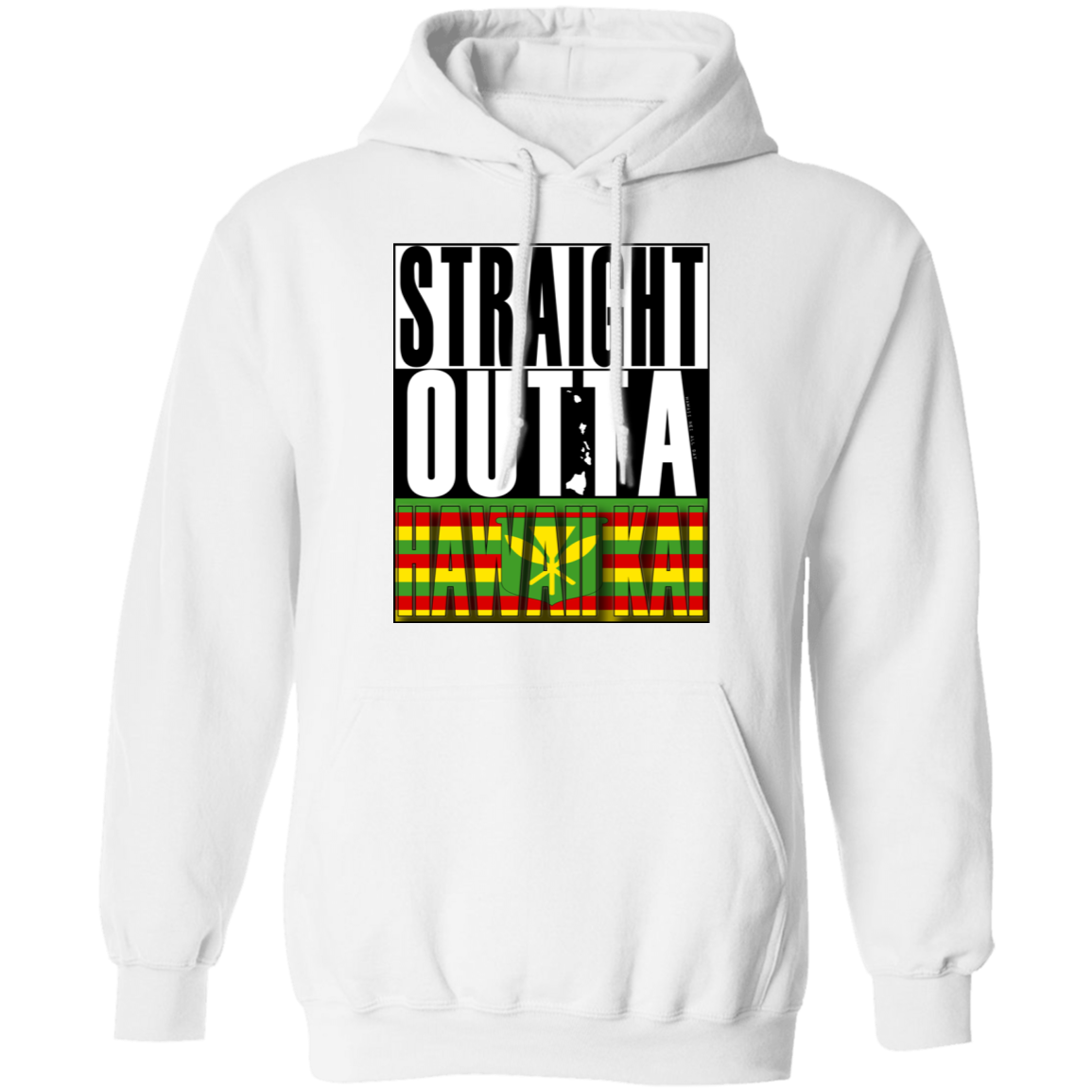Straight Outta Hawaii Kai(Kanaka Maoli) Pullover Hoodie, Sweatshirts, Hawaii Nei All Day