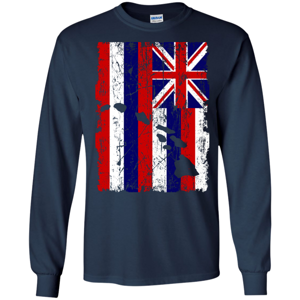 Hawaii - The Aloha State LS Ultra Cotton Tshirt - Hawaii Nei All Day
