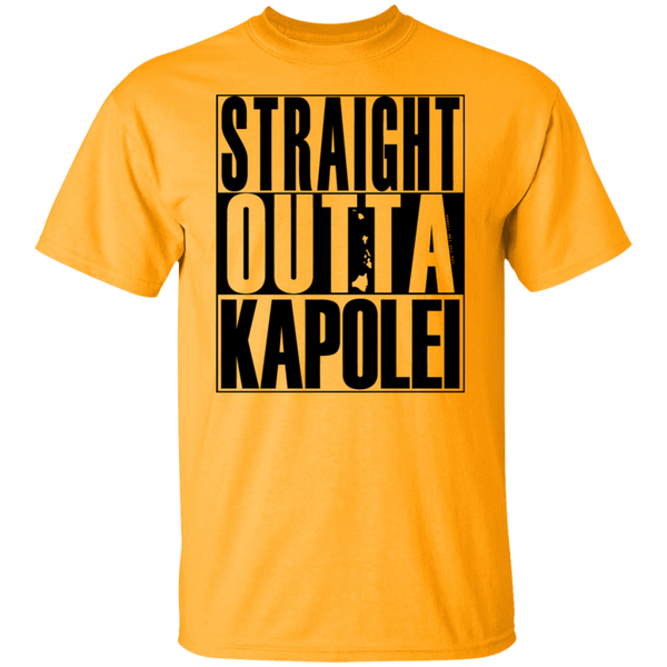 Straight Outta Kapolei (black ink) T-Shirt