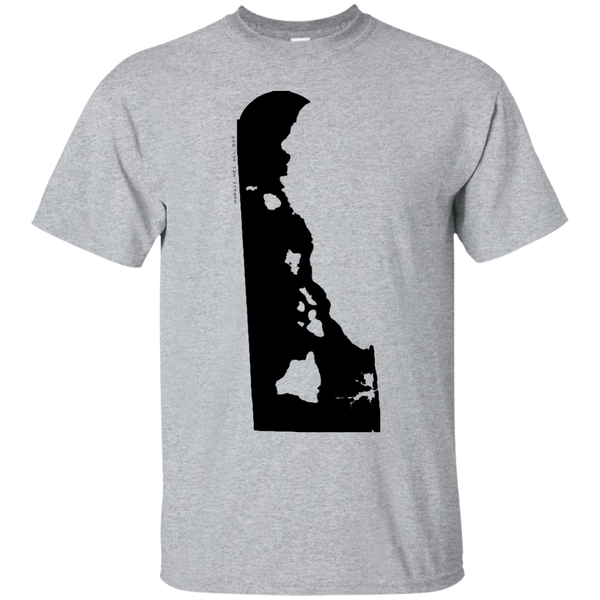 Living in Delaware with Hawaii Roots Ultra Cotton T-Shirt, T-Shirts, Hawaii Nei All Day