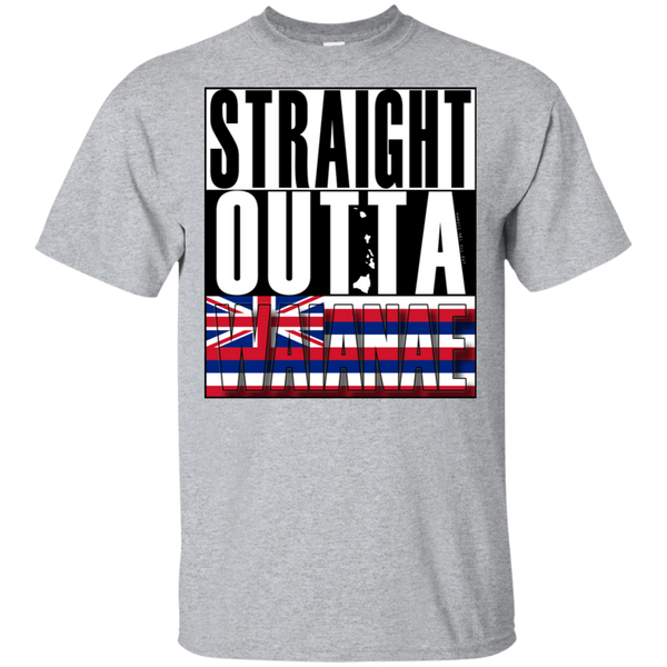 Straight Outta Waianae Hawai'i Ultra Cotton T-Shirt, T-Shirts, Hawaii Nei All Day