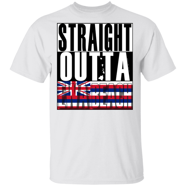 Straight Outta Ewa Beach T-Shirt, T-Shirts, Hawaii Nei All Day