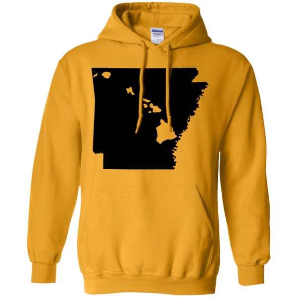 Living in Arkansas with Hawaii Roots Pullover Hoodie, Sweatshirts, Hawaii Nei All Day