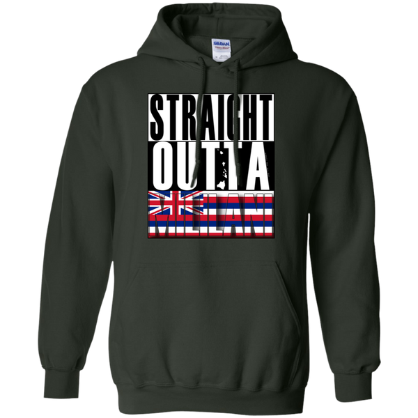 Straight Outta Mililani Hawai'i Pullover Hoodie, Sweatshirts, Hawaii Nei All Day