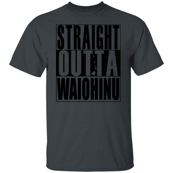 Straight Outta Waiohinu (black ink) T-Shirt