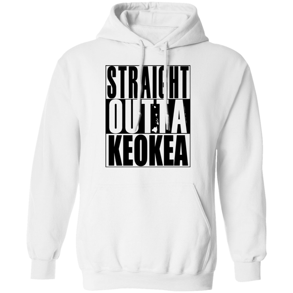 Straight Outta Keokea (black ink) Pullover Hoodie