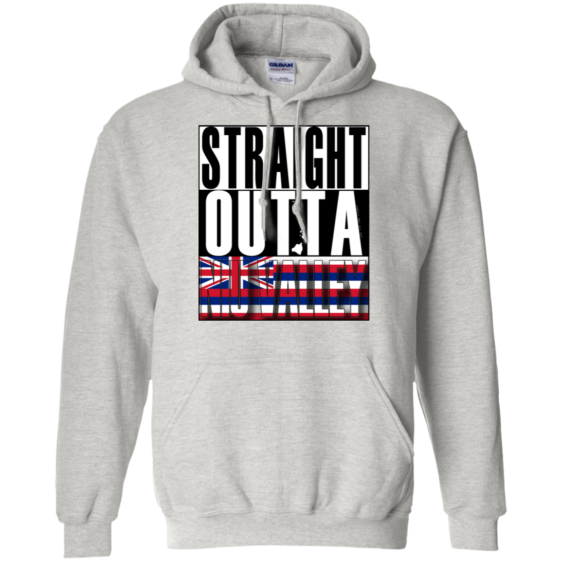 Straight Outta Niu Valley Hawai'i Pullover Hoodie, Sweatshirts, Hawaii Nei All Day
