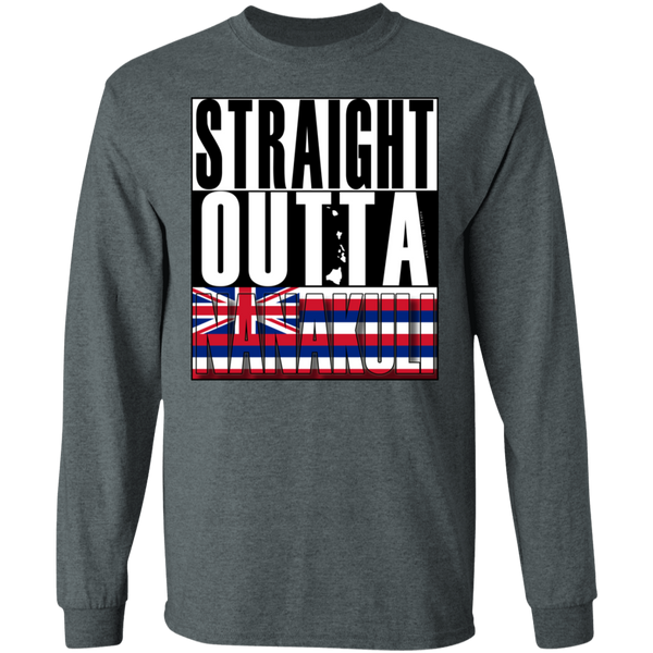 Straight Outta Nanakuli LS Ultra Cotton T-Shirt, T-Shirts, Hawaii Nei All Day