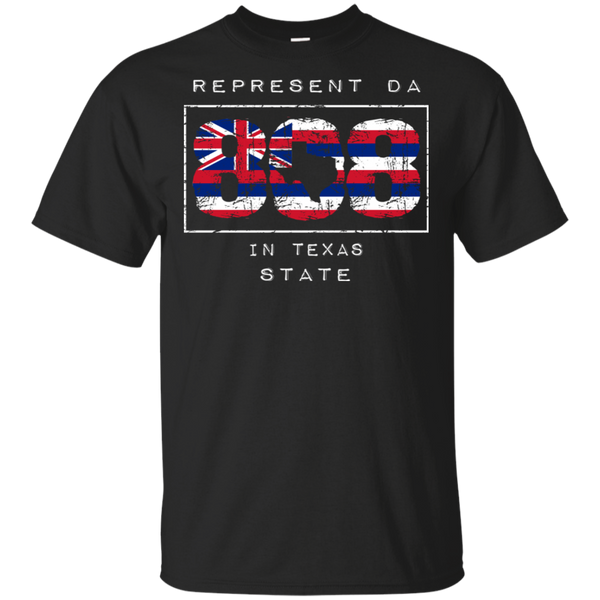 Rep Da 808 In Texas State Ultra Cotton T-Shirt, T-Shirts, Hawaii Nei All Day