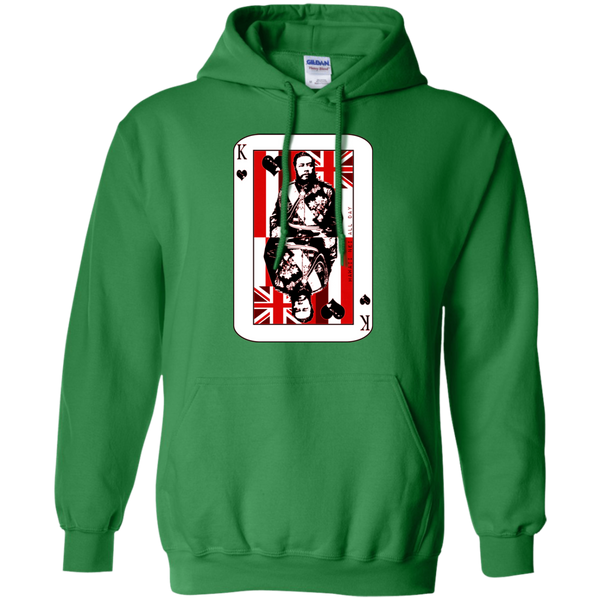 The King of Hawai'i Kalakaua(red ink) Pullover Hoodie, Sweatshirts, Hawaii Nei All Day