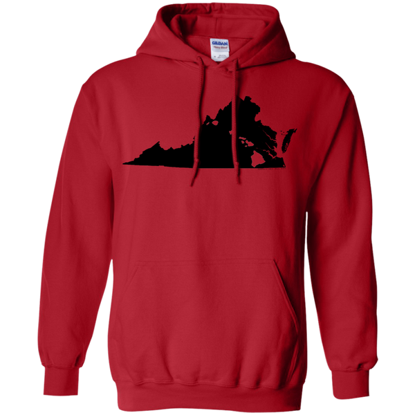 Living in Virginia with Hawaii Roots Pullover Hoodie 8 oz., Sweatshirts, Hawaii Nei All Day
