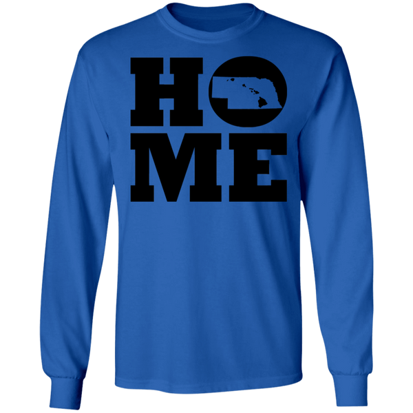 Home Roots Hawai'i and Nebraska LS T-Shirt
