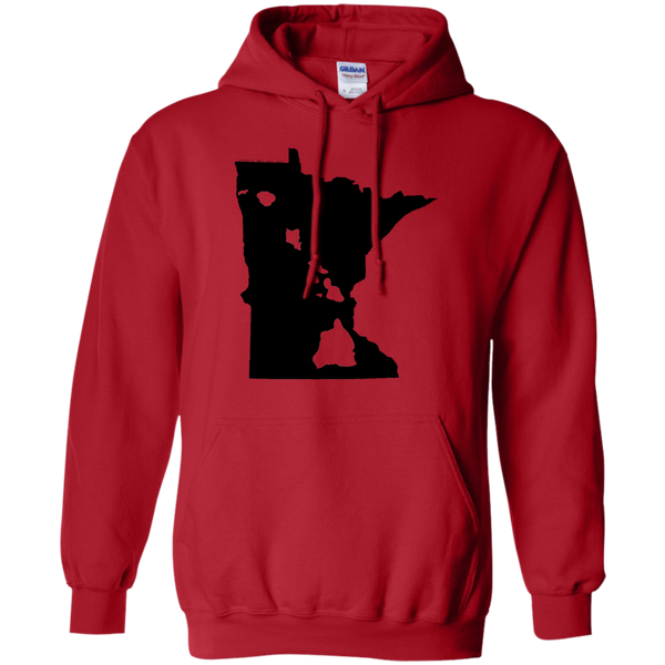 Living in Minnesota with Hawaii Roots Pullover Hoodie 8 oz., Sweatshirts, Hawaii Nei All Day