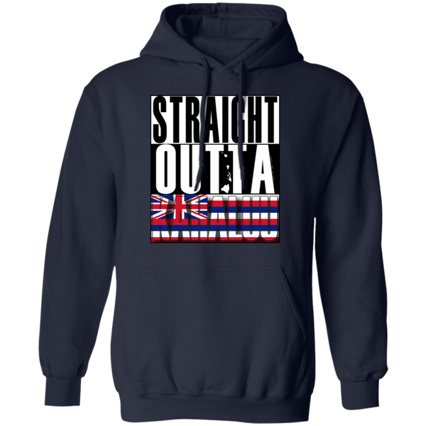 Straight Outta Kahaluu Hawai'i Pullover Hoodie, Sweatshirts, Hawaii Nei All Day