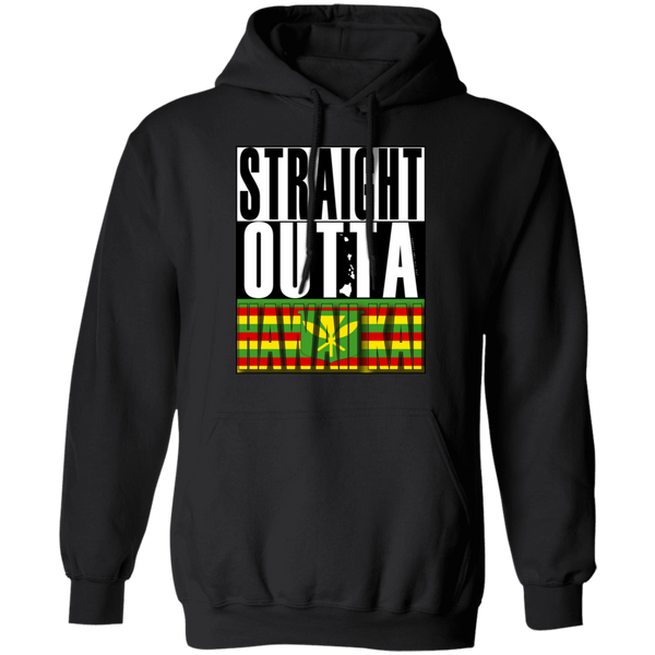 Straight Outta Hawaii Kai(Kanaka Maoli) Pullover Hoodie, Sweatshirts, Hawaii Nei All Day