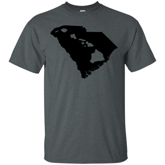 Living in South Carolina with Hawaii Roots Ultra Cotton T-Shirt - Hawaii Nei All Day