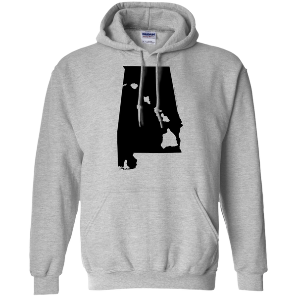 Living in Alabama with Hawaii Roots Pullover Hoodie, Sweatshirts, Hawaii Nei All Day