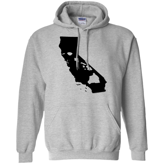Living In California With Hawaii Roots Pullover Hoodie - Hawaii Nei All Day